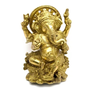 Bronze Ganesha (18x12x8 cm)