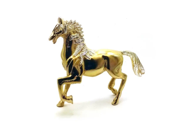 Фото 1 - Aluminum horse (34x25x7 cm)