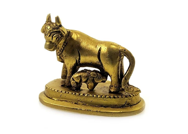 Фото 1 - Bronze sacred cow (5x6x3.5 cm)