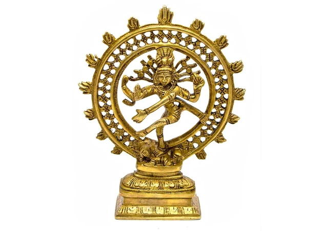 Фото 1 - Shiva dancing bronze (21x16.5x5.5 cm) (1 KG)