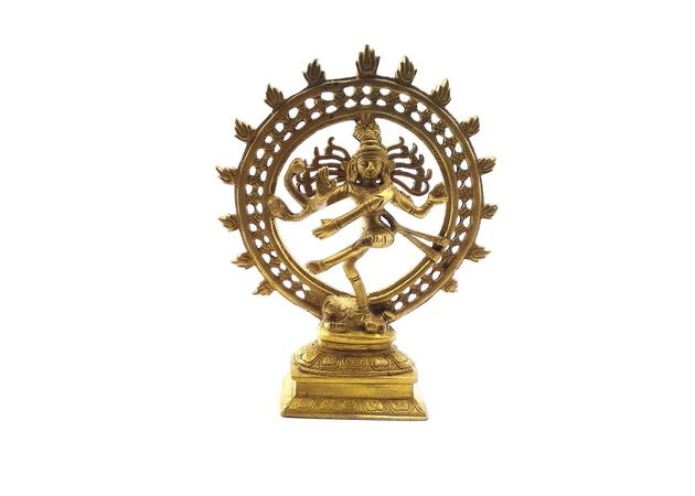 Фото 1 - Shiva dancing bronze (23.5x19x6.5 cm) (1.5 kg)