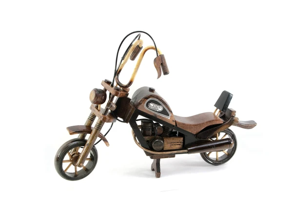 Фото 1 - Харлей Девідсон дерев'яний (32х22х11 см)