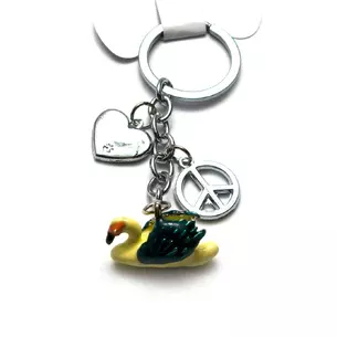 Keychain (W) Swan