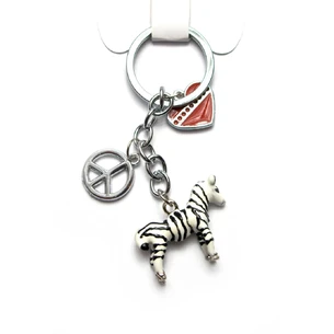 Keychain (W) Zebra