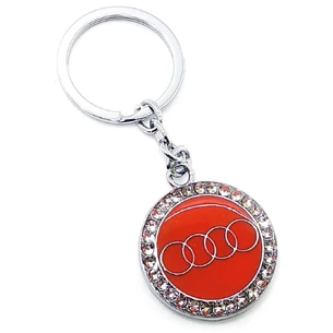 Брелок автомобильный (U) Audi красный