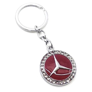 Брелок автомобильный (BA) Mercedes бордовый