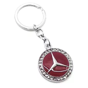 Брелок автомобільний (BA) Mercedes бордовий