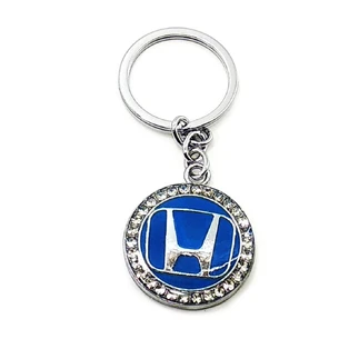 Car keychain (U) Honda blue