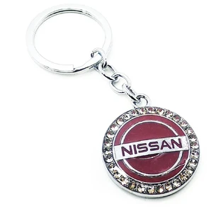 Брелок автомобильный (U) Nissan бордовый