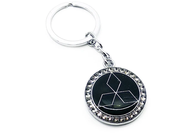 Фото 1 - Car keychain (U) Mitsubishi black