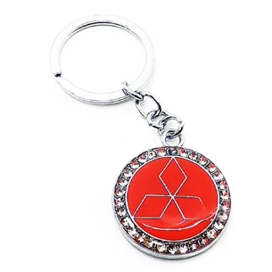 Брелок автомобильный (U) Mitsubishi красный