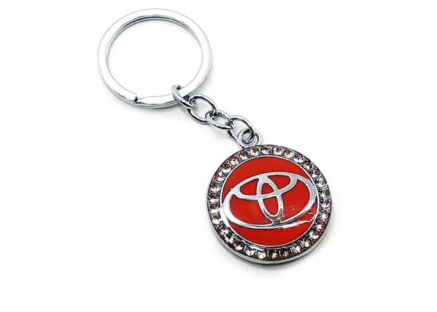 Фото 1 - Car keychain (U) Toyota red