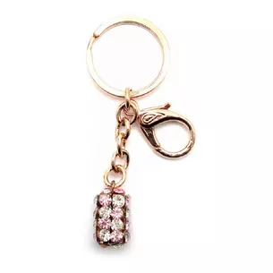 Keychain with rhinestones Prism