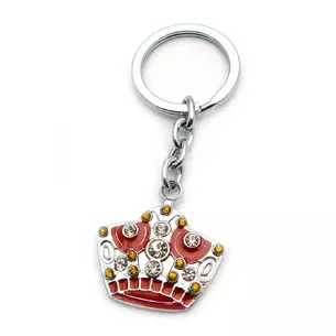 Keychain with rhinestones (S) Crown