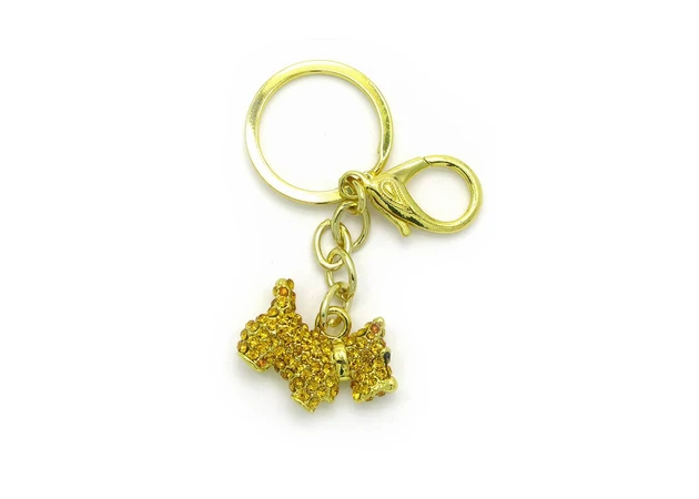 Фото 1 - Dog keychain with rhinestones