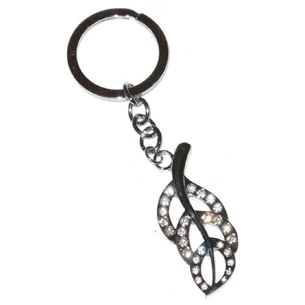 Keychain with rhinestones (S) Leaflet