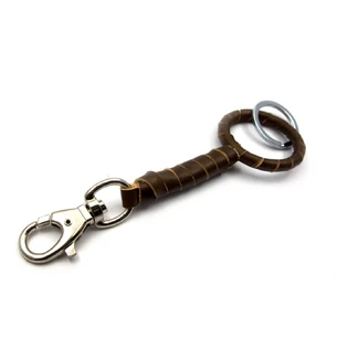 Leather keychain (G) (S110)