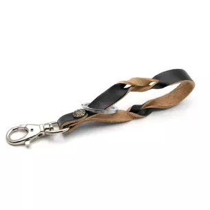 Leather keychain (G) (S085)