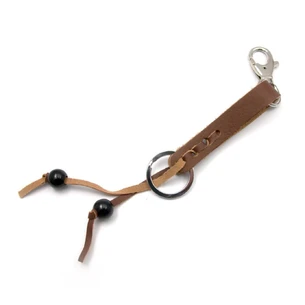 Leather keychain (G) (S134)