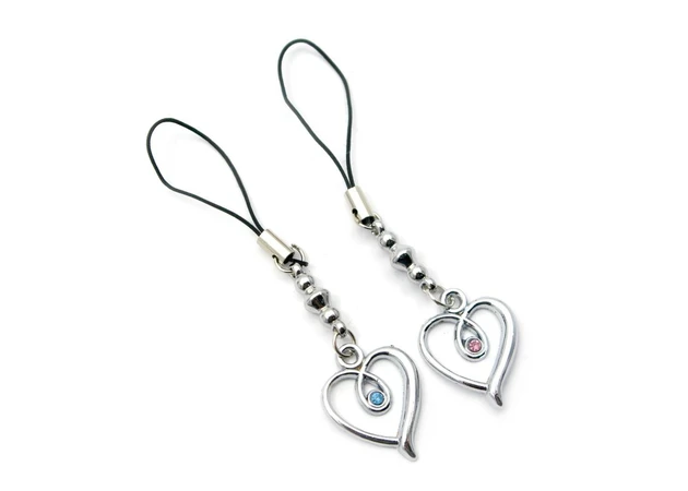 Фото 2 - Keychains for lovers (B) Hearts