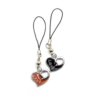 Keychains for lovers (B) Hearts (20pcs/pack)