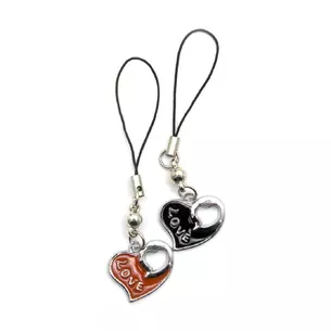Keychains for lovers (B) Hearts (20pcs/pack)