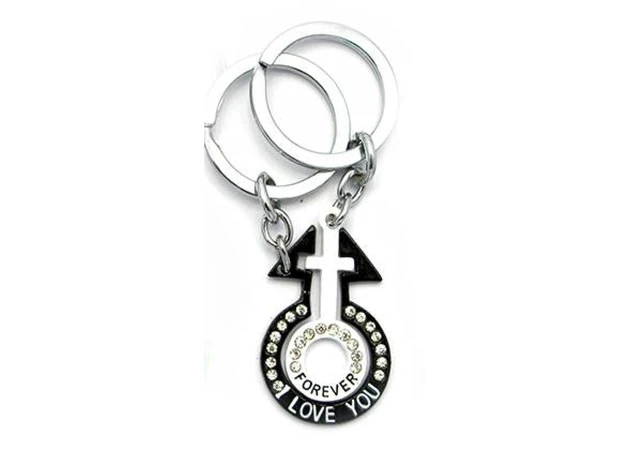 Фото 1 - Keychains for lovers (Q) Venus and Mars black and white