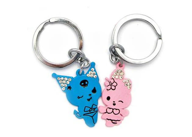 Фото 1 - Keychains for lovers (Q) Kysy blue-pink