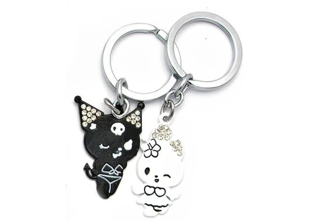 Фото 1 - Keychains for lovers (Q) Kysy black and white