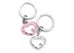 Фото 3 - Keychains for lovers (Q) Hearts white and pink