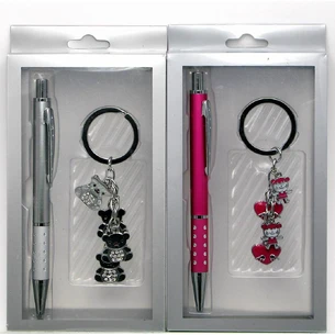 Pen with keyring set (17.5x9x2 cm)