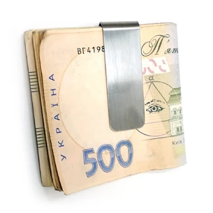Money clip chrome (5.5x2x0.6 cm)