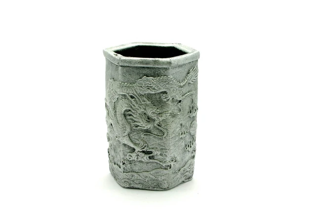 Фото 1 - Stand for pens Dragons silver (11x7x8 cm)