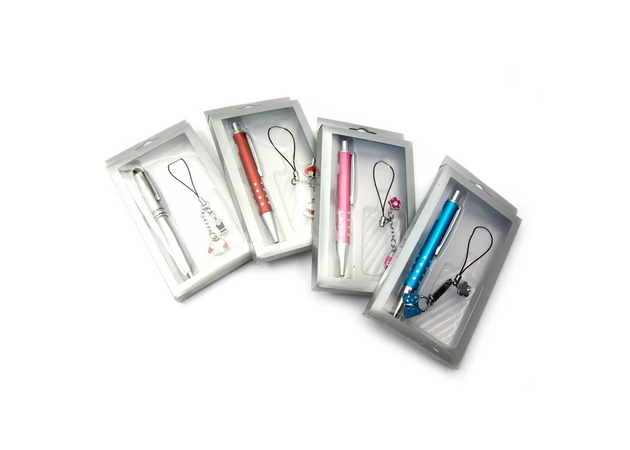 Фото 1 - Pen with keyring set (14x7.5x1 cm) (MH968-70)