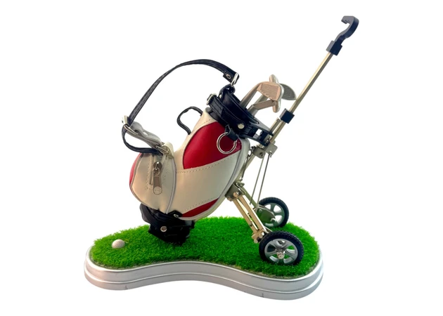 Фото 1 - Writing set Golf (pul cart) (20x20.5x11.5 cm) red