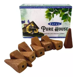 Pure House Backflow Dhoop Cone (Чистий Дім) (Satya) 10 конусів в упаковці