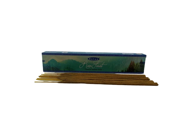 Фото 1 - Rain Forest premium incense sticks (Rainy Forest)(Satya) pollen fragrance 15 gr.