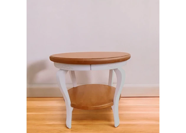Фото 1 - Coffee coffee table Milk Provence (d-530mm, h-480mm).