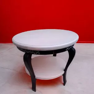 Coffee coffee table Provence (d-530mm.h-480mm), solid wood.