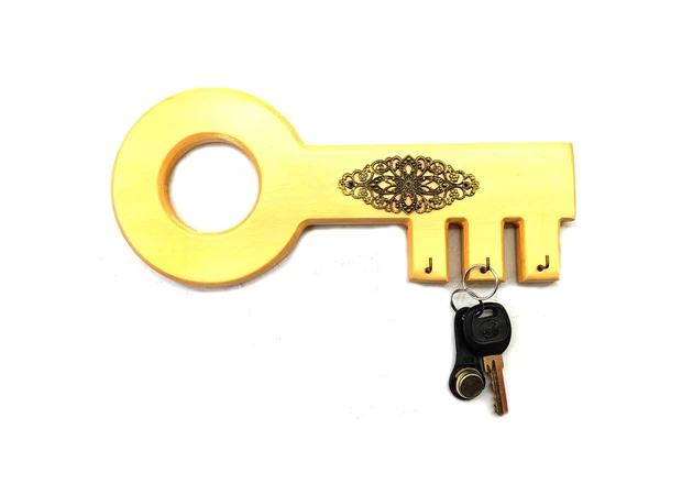 Фото 1 - Klyuchnitsa Wooden key (27x12x2 cm) solid wood