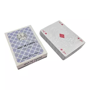 Карты игральные синяя рубашка Jeux De Cartes RAMI