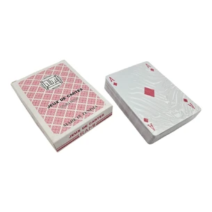 Playing cards red shirt Jeux De Cartes RAMI