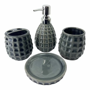 Ceramic bathroom set, series (28.5 x 22.5 x 9 cm)