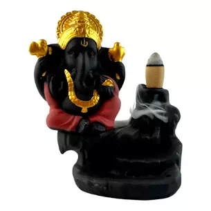 Back Flow Ganesha aroma stand pink (11.2x9.5x6 cm)