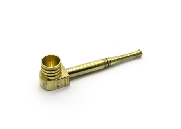 Фото 1 - Bronze smoking pipe (10x2.5x2 cm)