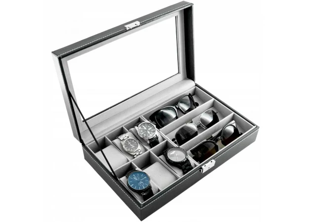 Фото 1 - Box for watches and glasses (6 watches + 3 glasses) (33x20x8 cm)