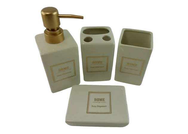 Фото 1 - Ceramic Home white bathroom set