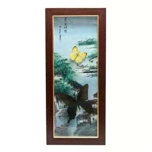 Бабочки в рамке (47х20,5х3 см)