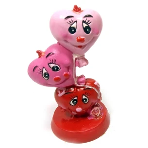 Фигурка 3 сердечка (7х3х3 см)A