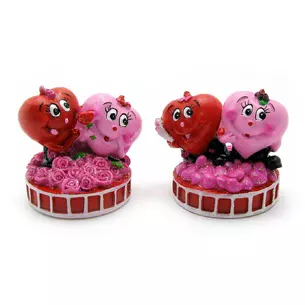 Figure Two hearts (4 pcs/pack)